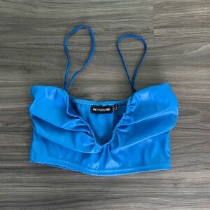 Electric blue going out top